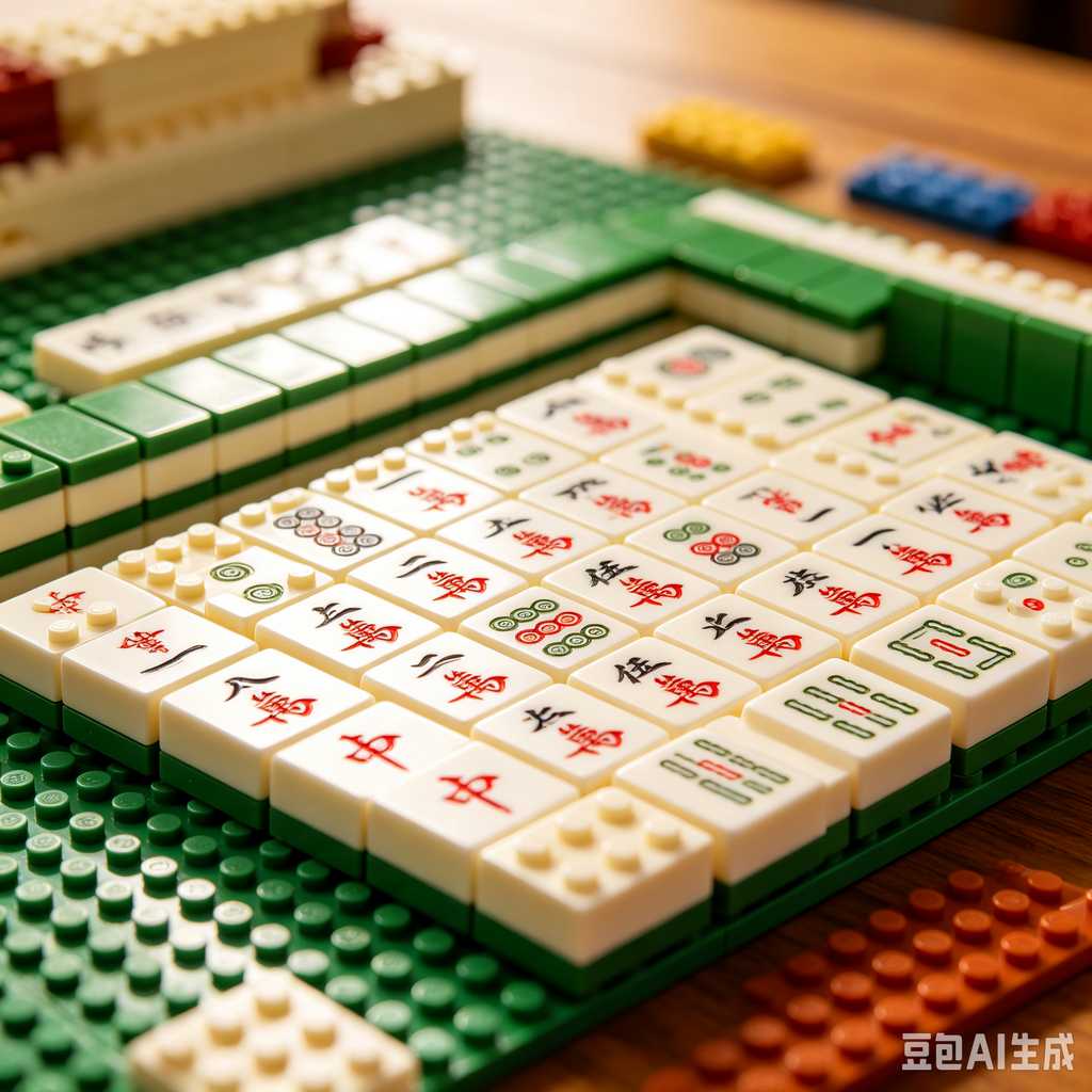water resistant print mahjong tiles