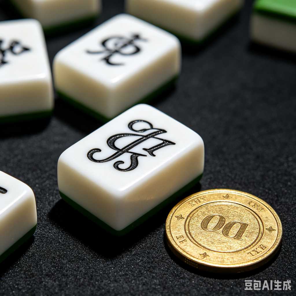 simple text mahjong tiles